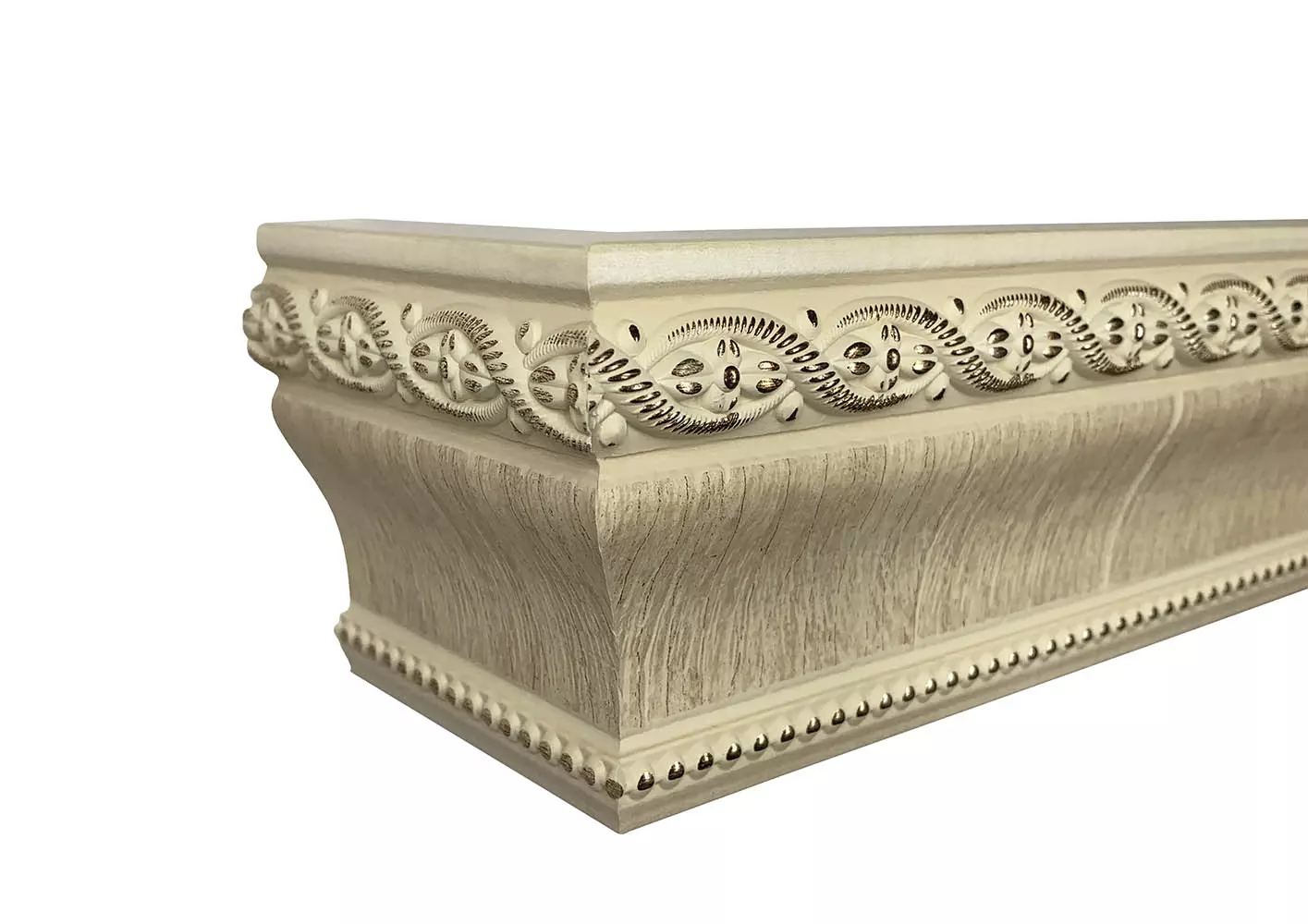 Багетный карниз "Толедо" Выбеленный дуб