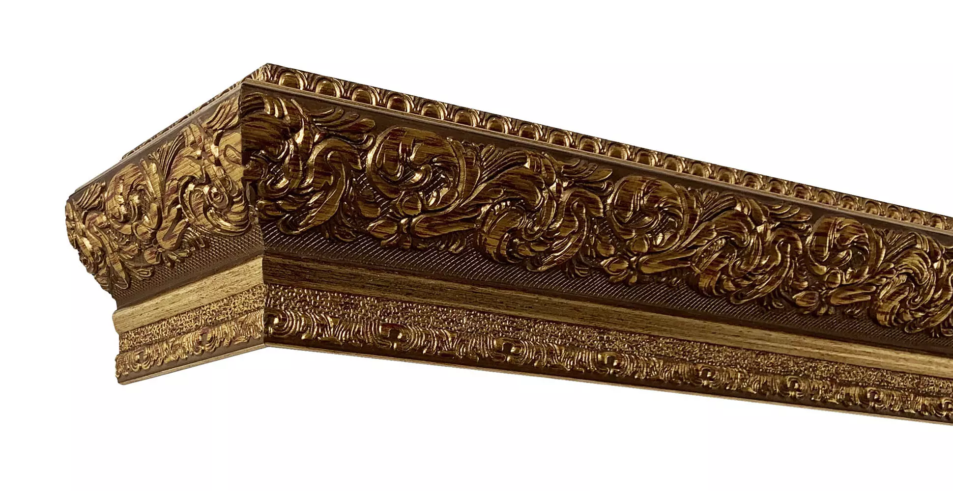 Багетный карниз "Витория" Красное золото