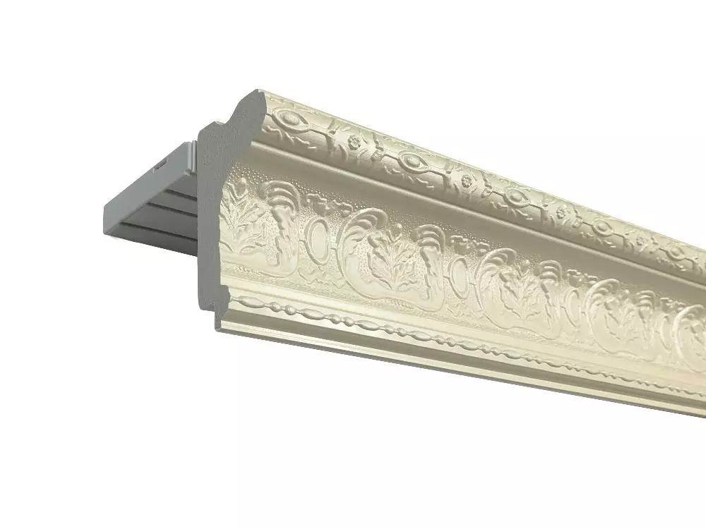 Прямой багетный карниз "Валенсия" Перламутр